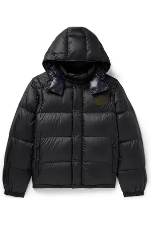 Moncler Cyclone Convertible Logo-Appliquéd Quilted Shell Hooded Down Jacket