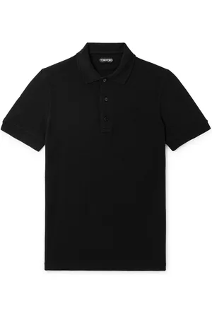 Tom Ford Lyocell and Cotton-Blend Piqué Polo Shirt