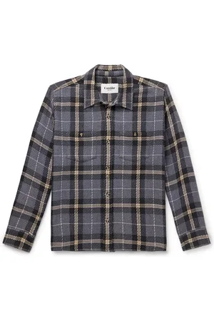 Corridor Big Twill Checked Cotton-Twill Shirt