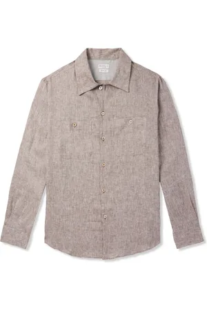 Brunello Cucinelli Slub Linen Shirt
