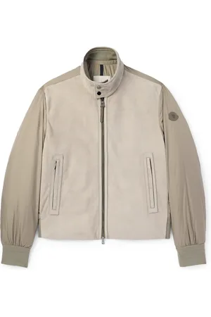 Moncler Suede and Shell Jacket