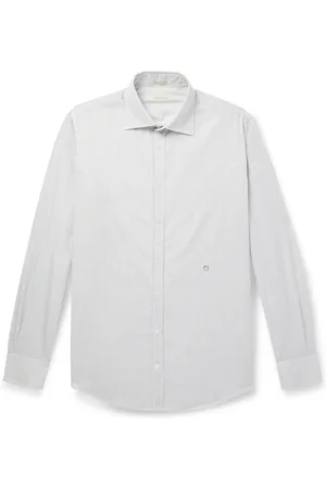 MASSIMO ALBA Genova Striped Cotton-Poplin Shirt
