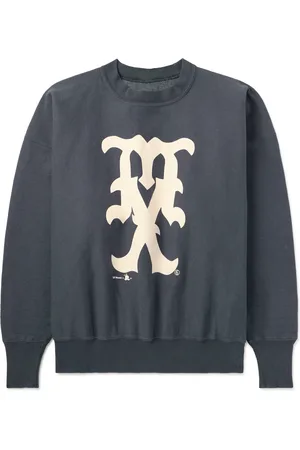 SAINT MXXXXXX Logo-Print Cotton-Blend Jersey Sweatshirt