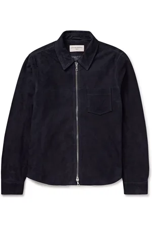 OFFICINE GENERALE Sid Suede Overshirt