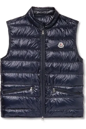 Moncler Slim-Fit Logo-Appliquéd Quilted Shell Down Gilet