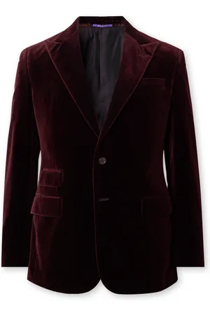 Ralph Lauren Cotton-Velvet Tuxedo Jacket