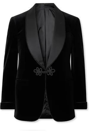 Ralph Lauren Silk-Trimmed Wool-Velvet Tuxedo Jacket