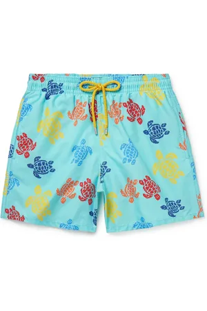 Vilebrequin Moorea Straight-Leg Mid-Length Printed ECONYL® Swim Shorts