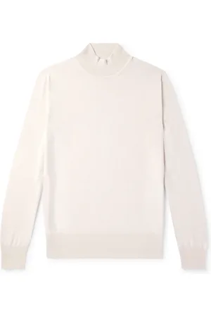 Mr P. Merino Wool Mock-Neck Sweater