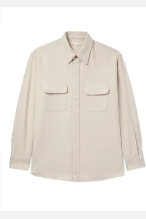 Umit Benan B+ UMIT BENAN B Wool and Cashmere-Blend Overshirt