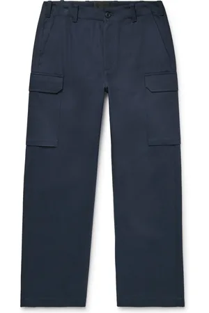 NILI LOTAN Friedman Straight-Leg Cotton-Twill Cargo Trousers