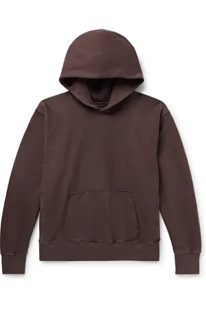 Les Tien Garment-Dyed Cotton-Jersey Hoodie