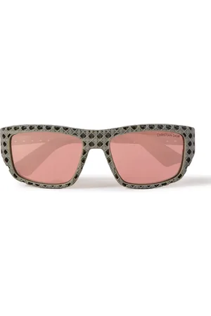 Dior Dior3D S1I Square-Frame Textured-Acetate Sunglasses