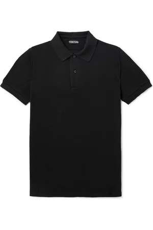 Tom Ford Garment-Dyed Cotton-Piqué Polo Shirt