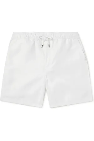 DEREK ROSE Sydney 1 Straight-Leg Linen Drawstring Shorts