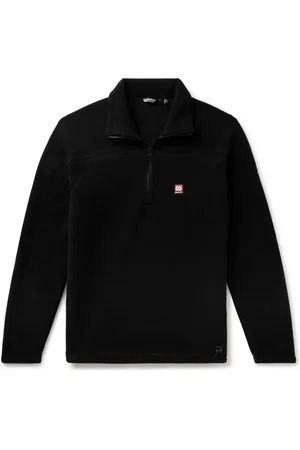 66 North Esja Logo-Appliquéd Fleece Half-Zip Sweatshirt