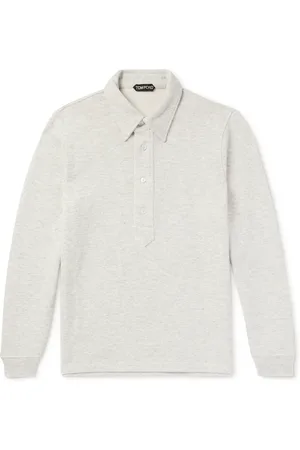 Tom Ford Ribbed Cotton-Blend Polo Shirt