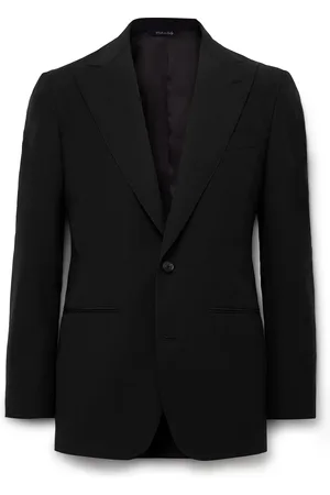 Saman Amel Slim-Fit Wool, Mohair and Linen-Blend Suit Jacket