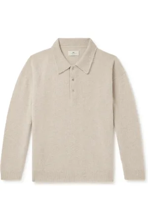 On Gossamer Brushed Cashmere Polo Shirt