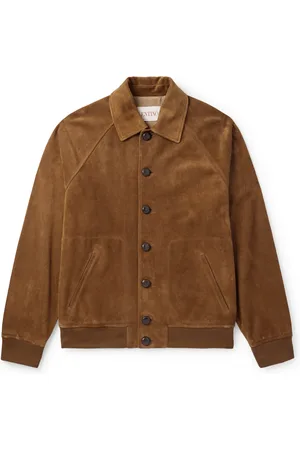 VALENTINO GARAVANI Suede Bomber Jacket