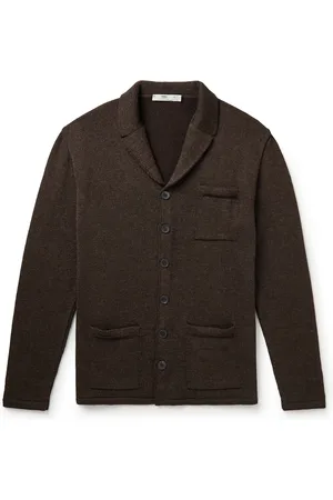 Inis Me in Pub Jacket Alpaca, Merino Wool, Cashmere and Silk-Blend Cardigan