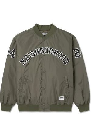NEIGHBORHOOD Logo-Appliquéd Nylon Bomber Jacket