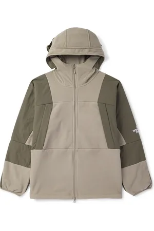 The North Face Panelled Fleece and Nylon and Cotton-Blend Hooded Jacket