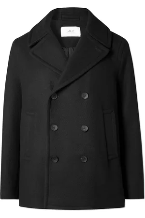 Mr P. Wool-Blend Twill Peacoat