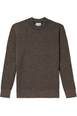 S.N.S. HERNING Fender III Slim-Fit Ribbed Virgin Wool Sweater