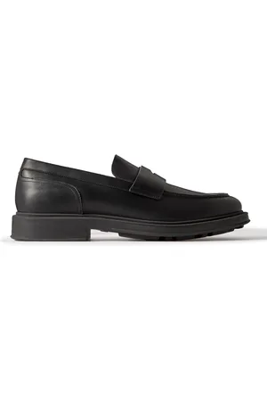 Loro Piana Travis Leather Penny Loafers