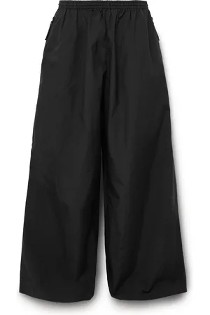 Acne Studios Wide-Leg Cotton and Nylon-Blend Trousers