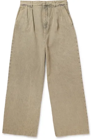 Loewe Straight-Leg Pleated Jeans