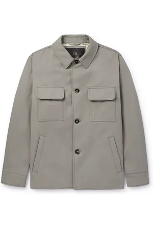 Loro Piana Cotton and Linen-Blend Twill Shirt Jacket