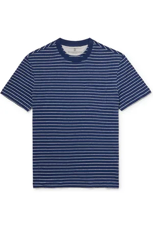 Brunello Cucinelli Striped Cotton T-Shirt