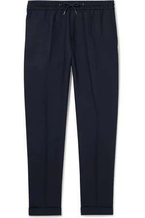Paul Smith Slim-Fit Straight-Leg Linen Drawstring Trousers