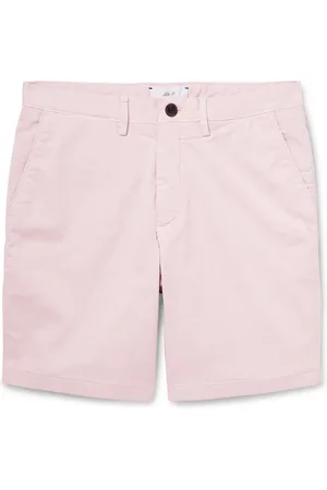 Mr P. Straight-Leg Garment-Dyed Cotton-Blend Twill Bermuda Shorts