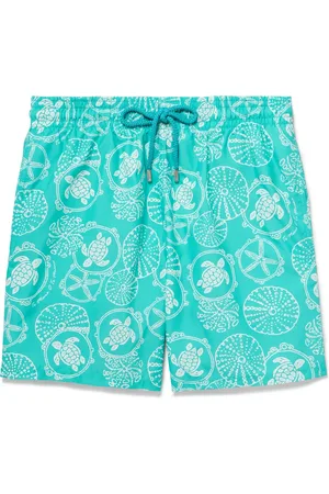 Vilebrequin Moorea Straight-Leg Mid-Length Printed ECONYL® Swim Shorts