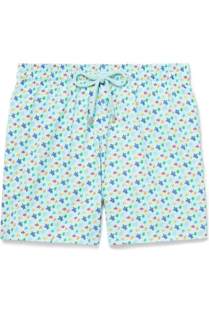 Vilebrequin Moorise Straight-Leg Mid-Length Printed Recycled Swim Shorts