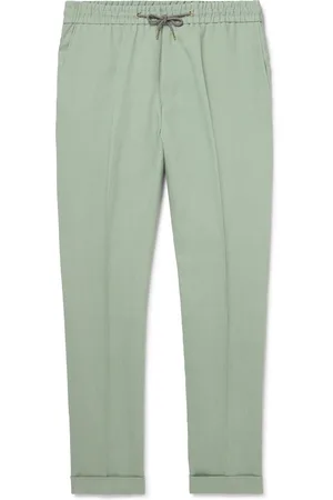 Paul Smith Slim-Fit Straight-Leg Linen Drawstring Trousers