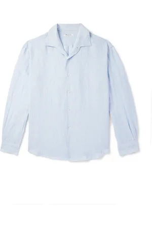Loro Piana Raffaele Striped Linen Shirt