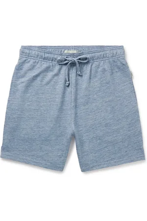 ONIA Slim-Fit Straight-Leg Linen and TENCEL™ Lyocell-Blend Drawstring Shorts