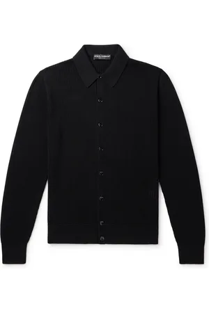 Dolce & Gabbana Ribbed Cotton Polo Shirt