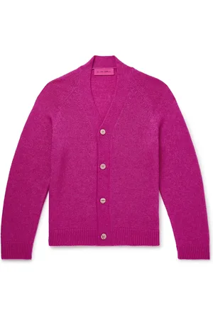 THE ELDER STATESMAN Nimbus Cashmere and Cotton-Blend Cardigan