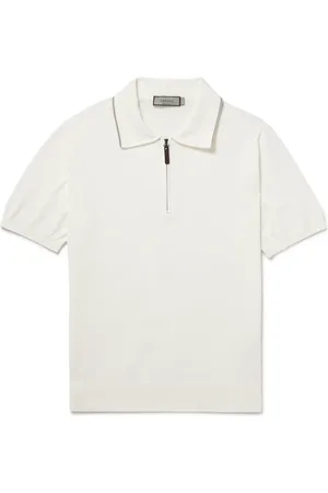 CANALI Slim-Fit Cotton Polo Shirt