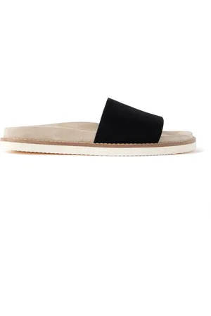 Brunello Cucinelli Suede Slides