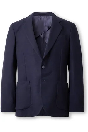 Orlebar Brown Garret Unstructured Virgin Wool-Piqué Blazer