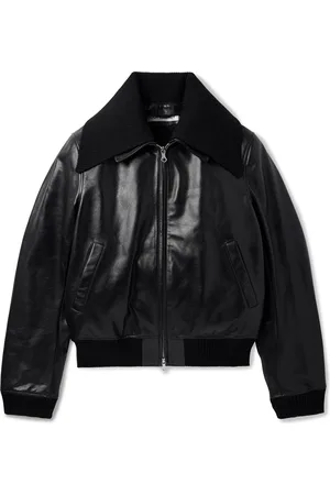 OUR LEGACY Pharos Leather Bomber Jacket