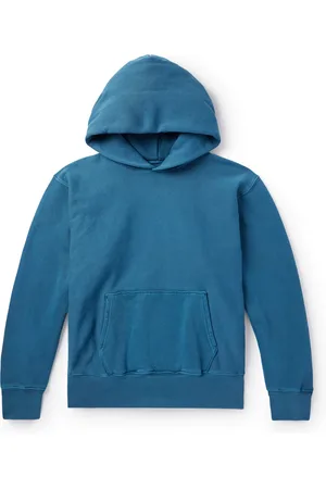 Les Tien Garment-Dyed Cotton-Jersey Hoodie