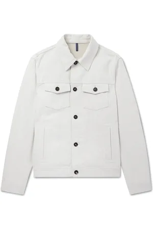 Incotex Venezia 1951 Slim-Fit Cotton and Linen-Blend Twill Trucker Jacket