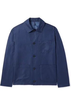 Incotex Venezia 1951 Cotton and Linen-Blend Twill Chore Jacket